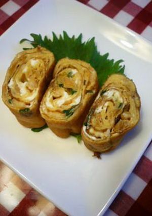 お弁当に❀お好み焼き風卵焼き♬-レシピのメイン写真