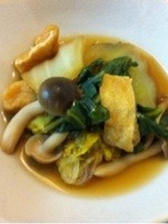 白菜と油揚げの煮物-レシピのメイン写真