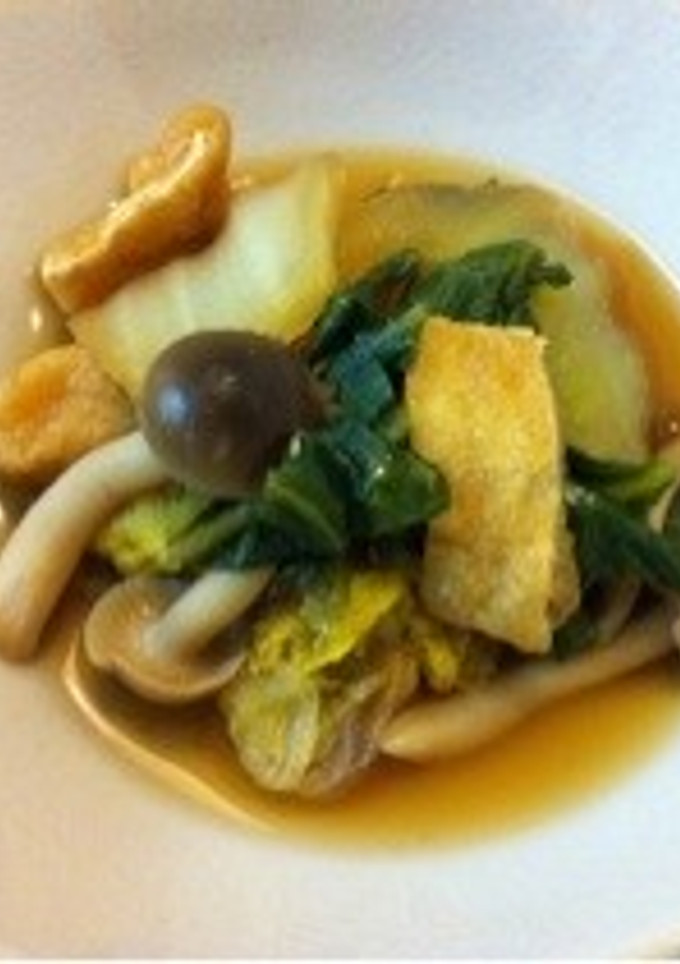 白菜と油揚げの煮物-レシピのメイン写真