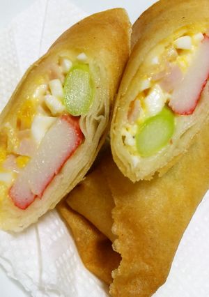 旦那レシピ２!うまーい春巻き☆-レシピのメイン写真