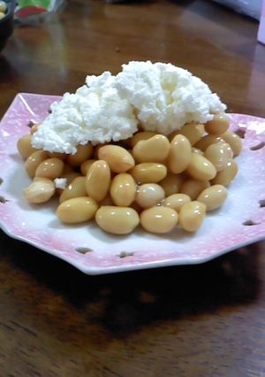 水煮大豆のカッテージチーズサラダ-レシピのメイン写真