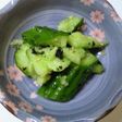 ふりかけで☆たたききゅうりの和え物♪