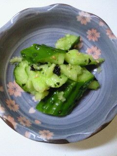 ふりかけで☆たたききゅうりの和え物♪-レシピのメイン写真