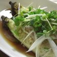 焼きナスのエスニック煮びたし風