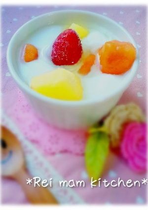 ✿リンゴ酢DIET♡フルーツヨーグルト✿-レシピのメイン写真