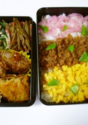 ３色弁当♡-レシピのメイン写真