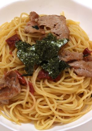 梅干しパスタ♪-レシピのメイン写真