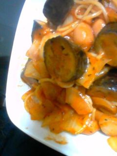 茄子とウインナーのトマトパスタ-レシピのメイン写真