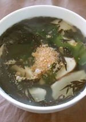 簡単レシピ☆　磯の香りスープ-レシピのメイン写真
