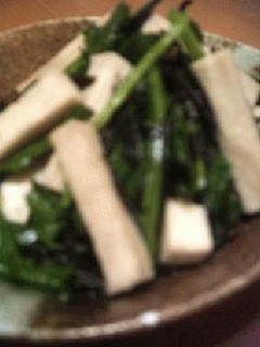 ほうれん草+ひじきのお浸し-レシピのメイン写真
