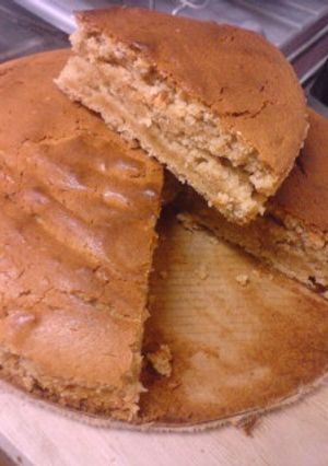 懐かしい味のごまきなこケーキ-レシピのメイン写真