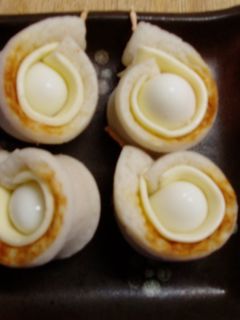 ヘルシー!うずら卵のチーズちくわロール-レシピのメイン写真