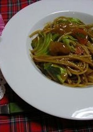 残ったカレーでカレーパスタ☆彡-レシピのメイン写真