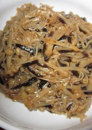 えのき茸の簡単佃煮。ご飯のお供にいかが♪-レシピのメイン写真