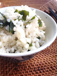 *なつかしのわかめご飯*-レシピのメイン写真