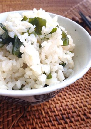 *なつかしのわかめご飯*-レシピのメイン写真