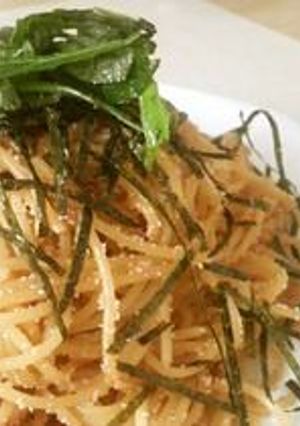 簡単！和風たらこスパゲティー-レシピのメイン写真