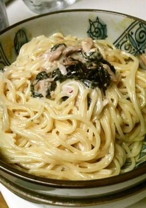 ツナマヨと食べラーのコリアン風パスタ☆-レシピのメイン写真