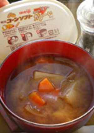 パン食にぴったりの味噌汁のいただき方-レシピのメイン写真