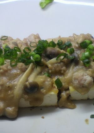 豆腐の肉みそがけ-レシピのメイン写真