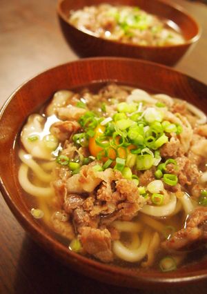 家の肉うどん-レシピのメイン写真