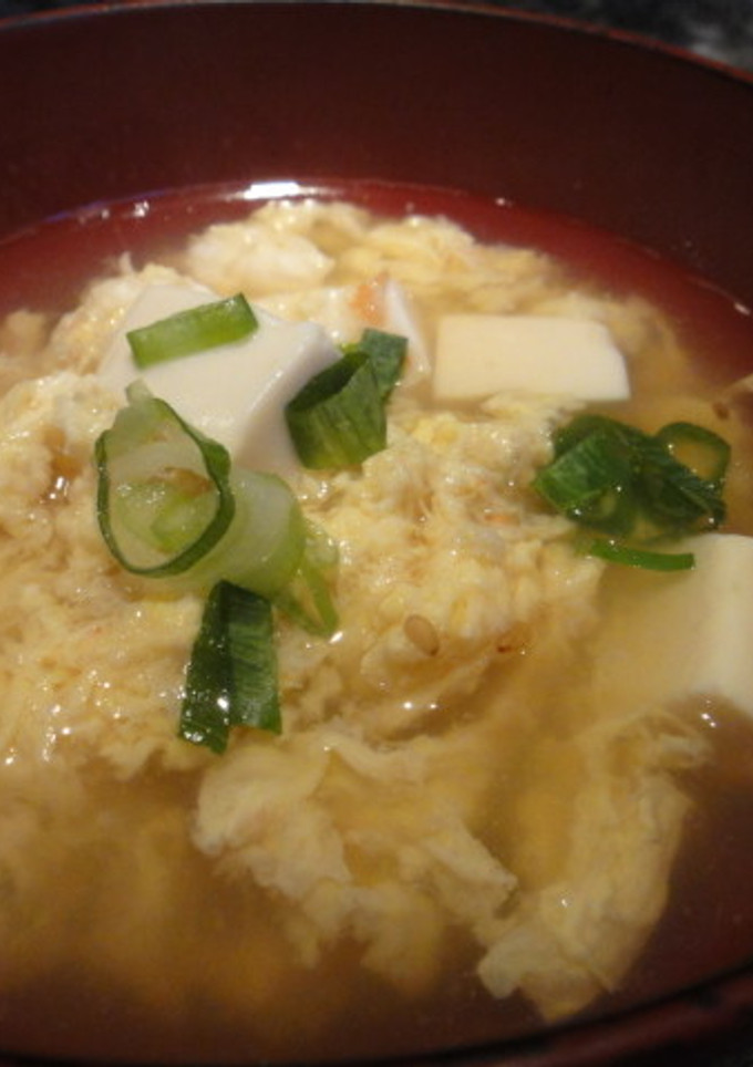 豆腐とカニ缶の中華風★卵スープ♪-レシピのメイン写真