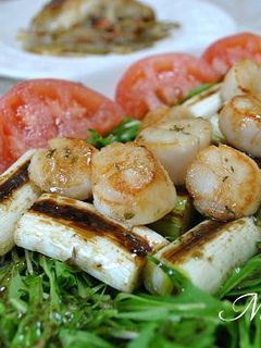 ホタテと長ネギの焼きサラダ-レシピのメイン写真