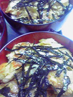 鶏もも肉の竜田丼-レシピのメイン写真