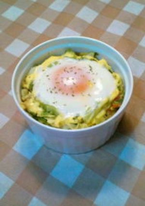 カレー風味のキャベたまココット☆-レシピのメイン写真