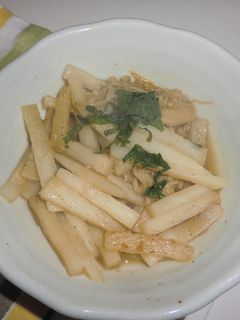 長いもとえのきの炒め物-レシピのメイン写真