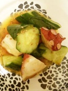 ღたこときゅうりの中華漬けღ-レシピのメイン写真