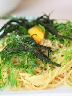 和えるだけ!納豆たらこスパゲッティ♪-レシピのメイン写真