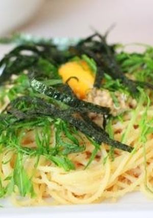 和えるだけ！納豆たらこスパゲッティ♪-レシピのメイン写真