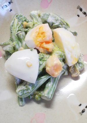 菜の花とゆで卵のサラダ-レシピのメイン写真