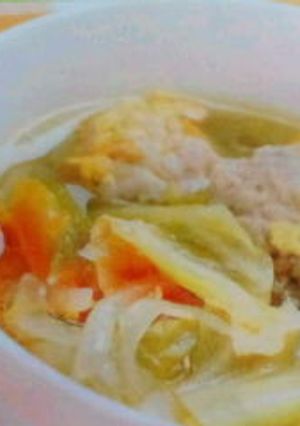 疲労回復☆肉団子とキャベツのスープ-レシピのメイン写真