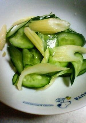 セロリと胡瓜の梅昆布茶漬け-レシピのメイン写真