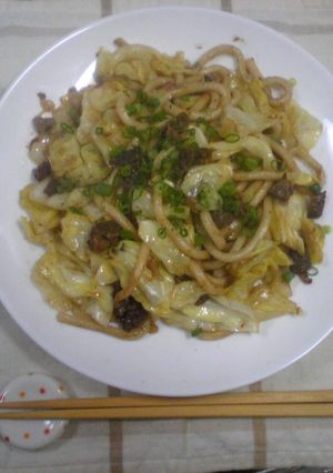 神戸長田のぼっかけで♪焼きうどん-レシピのメイン写真