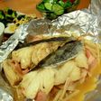 たらとエノキのホイル焼♪バルサミコ酢風味