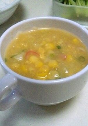 優しい味♪中華風コーンスープ♪-レシピのメイン写真