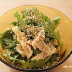 รูปของ ＊鶏と菊菜のサラダ＊
