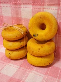 HMで簡単♪かぼちゃの焼きドーナツ★-レシピのメイン写真