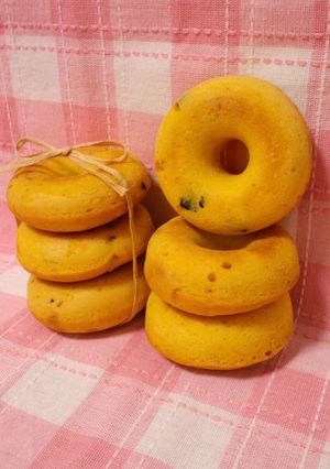 ＨＭで簡単♪かぼちゃの焼きドーナツ★-レシピのメイン写真