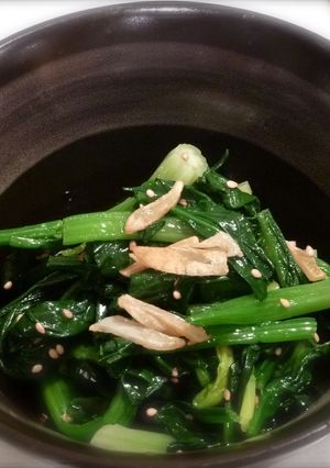 ニンニク香ばしいほうれん草のごま和え-レシピのメイン写真