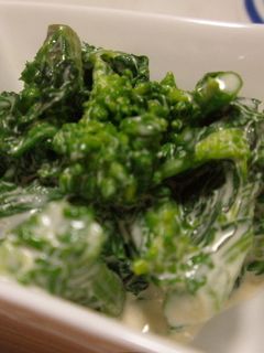 菜の花と春菊のごま和え-レシピのメイン写真