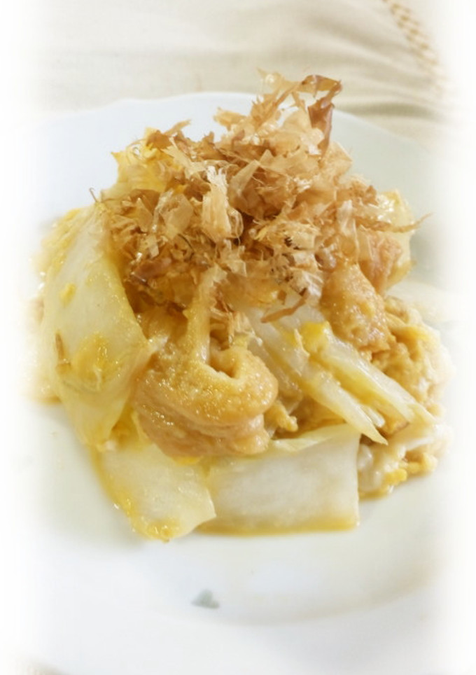 白菜とお麩のたまごとじ✿-レシピのメイン写真