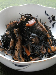 ★海の野菜ひじきの煮物-レシピのメイン写真