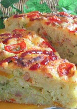 余り野菜で節約?ケークサレ♪-レシピのメイン写真