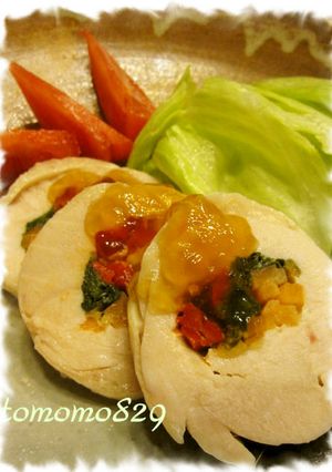 ☆塩鶏de野菜ロール(*◔‿◔)❤☆。♪-レシピのメイン写真