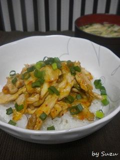 豚キムチ丼-レシピのメイン写真