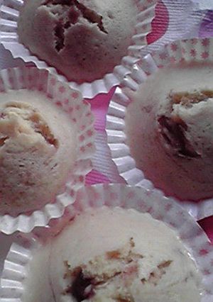 こしあんのマーブル蒸しケーキ-レシピのメイン写真